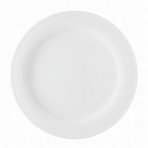Tanier plytký 28 cm Uovo biely