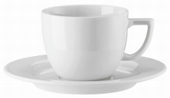 Šálka káva Ø 8 cm / 6.5 cm, 0,18 l Uovo biela