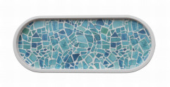 Podnos oválny 26.5 x 10.8 x 1.8 cm Mosaic melamín