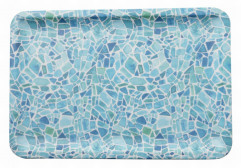 Podnos štvorhranný 34.2 x 23.2 x 2 cm Mosaic melamín