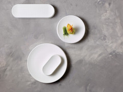 Podnos oválny 16.5 x 8.5 x 3 cm Gourmet Matt melamín