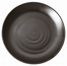 Tanier Ø 28 / 3 cm Thara melamín čierny