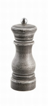 Mlynček na korenie 16 cm drevo čierny vintage