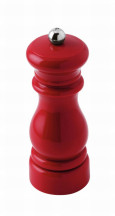 Mlynček na korenie 16 cm akryl lesklý červený