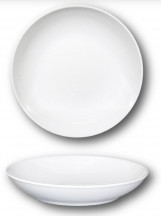 Tanier NAPOLI hlboký coupe 26 / 4,7 cm biely