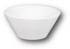 Miska NAPOLI kónická 18 / 8 cm biela