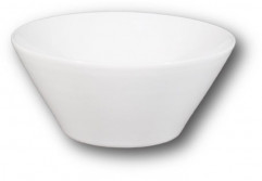 Miska NAPOLI kónická 24 / 10,4 cm biela