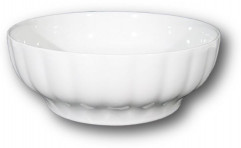 Miska NAPOLI s reliéfom 26 / 9 cm biela