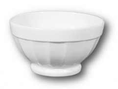 Miska NAPOLI s reliéfom 14 / 7,5 cm polievka biela