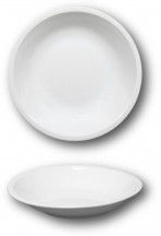 Tanier ROMA hlboký polievka 20,5 / 4 cm biely