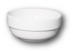 Miska ROMA stohovateľná 15 / 6 cm biela