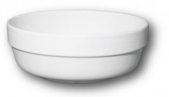 Miska ROMA stohovateľná 21 / 8 cm biela
