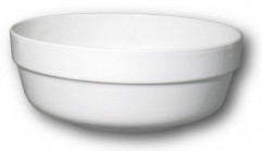 Miska ROMA stohovateľná 24 / 9 cm biela