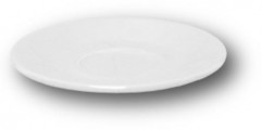 Podšálka čaj / cappuccino ROMA stohovateľná 14 cm biela