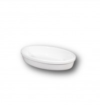 Miska FORNO zapekacia oválna 19 x 12 x 4 cm biela