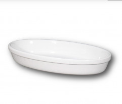 Miska FORNO zapekacia oválna 36 x 23,8 x 5,3 cm biela