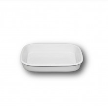 Miska FORNO zapekacia obdĺžnik 19 x 12 x 4 cm biela