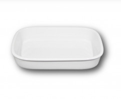 Miska FORNO zapekacia obdĺžnik 28 x 19,5 x 5 cm biela
