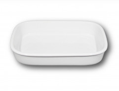 Miska FORNO zapekacia obdĺžnik 32 x 22 x 5,5 cm biela