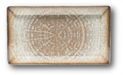 Podnos KIMI CRETE hranatý 29 x  17,5 cm / 33,4 x 2,4 cm farebný
