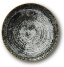 Tanier ISCHIA BLACK ROUND plytký 28 / 2 cm farebný