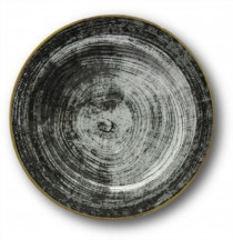 Tanier ISCHIA BLACK ROUND plytký 31 / 2 cm farebný