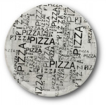 Tanier NAPOLI WHITE & BLACK DECOR pizza 31 / 1,7 cm farebný
