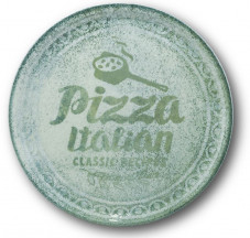 Tanier NAPOLI PIZZA ITALIAN farba zelená 31 / 1,7 cm farebný