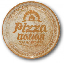 Tanier NAPOLI PIZZA ITALIAN farba oranžová 31 / 1,7 cm farebný