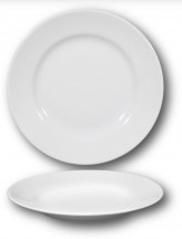 Tanier TIVOLI plytký 26 / 3 cm biely