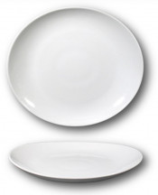 Tanier TIVOLI steak 27,5 x 24,5 x 4 cm biely