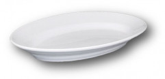 Podnos TIVOLI oválny 25 x 17 x 3,2 cm biely