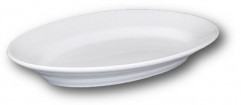 Podnos TIVOLI oválny 35 x 23,4 x 4,5 cm biely