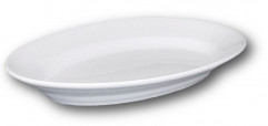 Podnos TIVOLI oválny 38 x 25,8 x 5 cm biely
