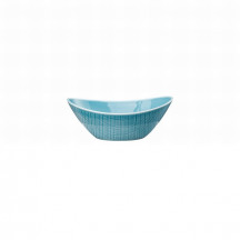 Miska oválna Mesh Colours Aqua 15 x 11 cm modrá