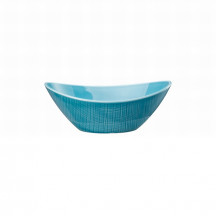Miska oválna Mesh Colours Aqua 20 x 15 cm modrá
