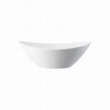 Miska oválna Mesh 24 x 18 cm biela