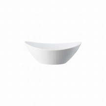 Miska oválna Mesh 20 x 15 cm biela