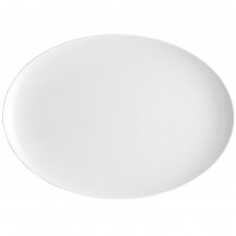 Podnos oválny Loft 40 cm biely