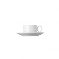Podšálka čaj Loft 17 cm biela