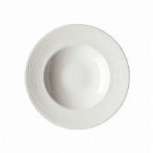 Tanier hlboký Jade Linea 26 cm Bone China biely