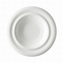 Tanier hlboký Jade Sphera 30 cm Bone China biely