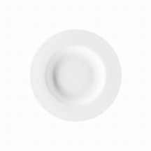 Tanier hlboký Jade 23 cm Bone China biely