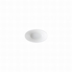 Miska oválna Jade 12 x 7 cm Bone China biela