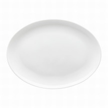 Podnos oválny Jade 35 cm Bone China biely