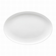 Podnos oválny Jade 43 cm Bone China biely
