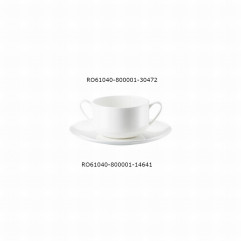 Podšálka čaj Jade 16 cm Bone China biela