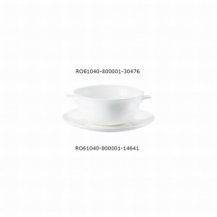 Podšálka čaj Jade 16 cm Bone China biela