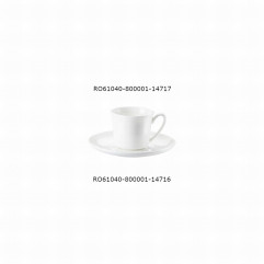 Podšálka espresso Jade 12 cm Bone China biela