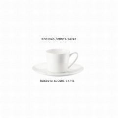 Šálka káva Jade 0,2 l Bone China biela